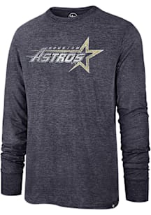 47 Houston Astros Navy Blue Imprint Match Long Sleeve Fashion T Shirt