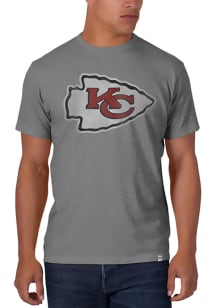 47 Kansas City Chiefs Grey Primary Scrum Short Sleeve Fashion T Shirt