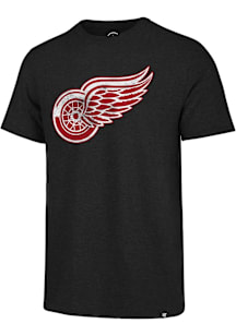 47 Detroit Red Wings Black Match Short Sleeve Fashion T Shirt