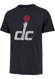 47 Washington Wizards Navy Blue Premier Franklin Retro Logo Short Sleeve Fashion T Shirt