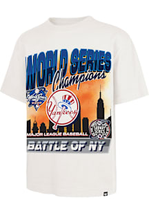 47 New York Yankees White Subway Series Short Sleeve Fashion T Shirt
