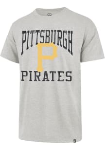 47 Pittsburgh Pirates Grey Big Ups Short Sleeve Fashion T Shirt