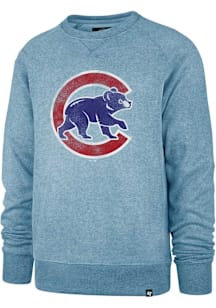 47 Chicago Cubs Mens Light Blue Match Long Sleeve Fashion Sweatshirt