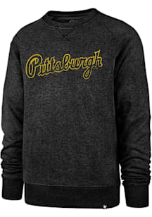 47 Pittsburgh Pirates Mens Black Match Long Sleeve Fashion Sweatshirt
