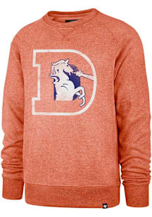 47 Denver Broncos Mens Orange Match Long Sleeve Fashion Sweatshirt
