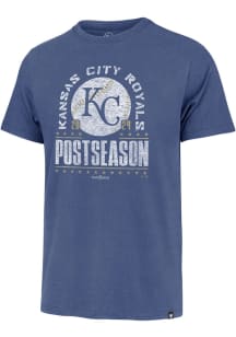 47 Kansas City Royals Blue 2024 Postseason Participant Franklin Short Sleeve Fashion T Shirt