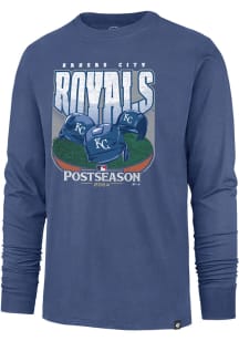 47 Kansas City Royals Blue 2024 Postseason Participant Franklin Long Sleeve Fashion T Shirt