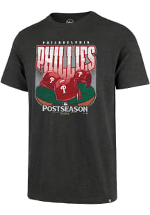 47 Philadelphia Phillies Black 2024 Postseason Participant Scrum Short Sleeve Fashion T Shirt