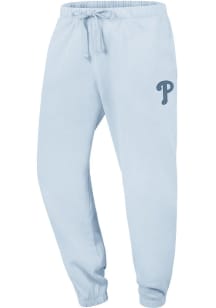 47 Philadelphia Phillies Mens Light Blue Micro Emb Foundation Fashion Sweatpants