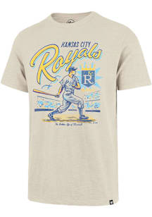 47 Kansas City Royals Tan Golden Age Scrum Short Sleeve Fashion T Shirt