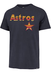 47 Houston Astros Navy Blue Premier Franklin Rainbow Jersey Front Short Sleeve Fashion T Shirt