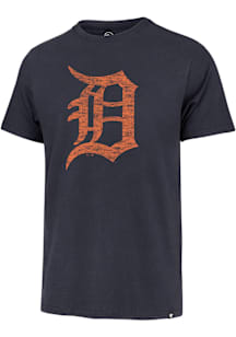 47 Detroit Tigers Navy Blue Premier Franklin Primary Logo Short Sleeve Fashion T Shirt