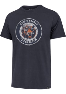 47 Detroit Tigers Navy Blue Premier Franklin Coop Circle Logo Short Sleeve Fashion T Shirt
