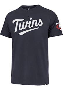 47 Minnesota Twins Navy Blue Franklin Fieldhouse Wordmark Short Sleeve Fashion T Shirt