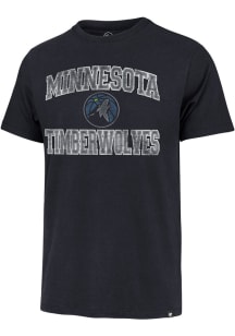 47 Minnesota Timberwolves Navy Blue Union Arch Short Sleeve Fashion T Shirt