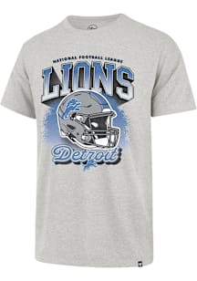 47 Detroit Lions Grey Iso Franklin Short Sleeve Fashion T Shirt