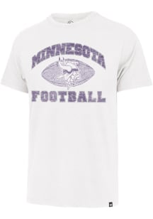 47 Minnesota Vikings White White Out Pathway Franklin Short Sleeve Fashion T Shirt