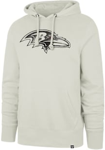 47 Baltimore Ravens Mens Tan Tonal Primary Long Sleeve Hoodie
