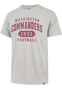 47 Washington Commanders Grey Model Arch Franklin Short Sleeve Fashion T Shirt