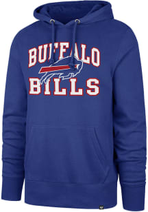 47 Buffalo Bills Mens Blue Velocity Headline Long Sleeve Hoodie