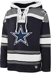 47 Dallas Cowboys Mens Navy Blue Superior Lacer Fashion Hood