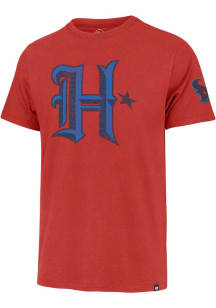 47 Houston Texans Red Premier Two Peat Franklin Short Sleeve Fashion T Shirt