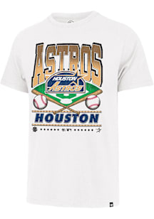 47 Houston Astros White Franklin Short Sleeve Fashion T Shirt