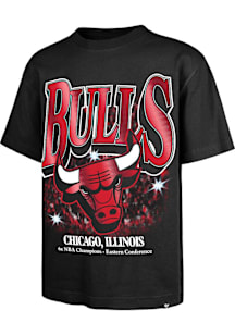 47 Chicago Bulls Black Flashbulb Foundation Short Sleeve Fashion T Shirt