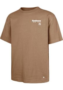 47 New York Yankees White Lateral Foundation Short Sleeve Fashion T Shirt