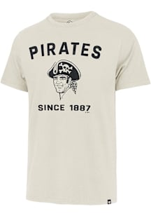 47 Pittsburgh Pirates White Duster Franklin Short Sleeve Fashion T Shirt