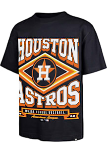 47 Houston Astros Navy Blue Heater Foundation Short Sleeve Fashion T Shirt