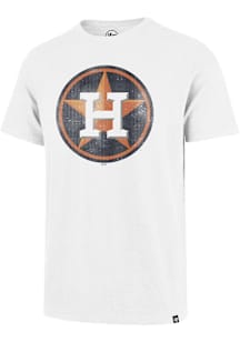 47 Houston Astros White Grit Vintage Scrum Short Sleeve Fashion T Shirt