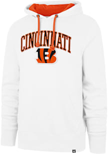 47 Cincinnati Bengals Mens White Arch Gamebreak Fashion Hood
