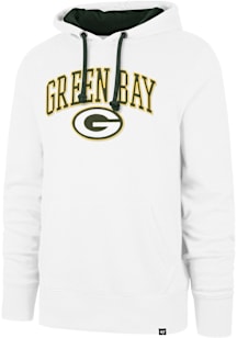 47 Green Bay Packers Mens White Arch Gamebreak Fashion Hood
