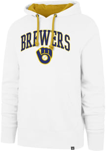 47 Milwaukee Brewers Mens White Arch Gamebreak Fashion Hood