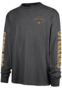 47 Pittsburgh Steelers Black Cairn Ravine Foundation Long Sleeve Fashion T Shirt