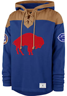 47 Buffalo Bills Mens Blue Flannagan Wingback Retro Fashion Hood
