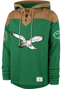 47 Philadelphia Eagles Mens Kelly Green Flannagan Wingback Retro Fashion Hood