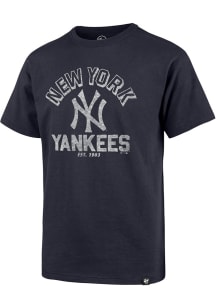 47 New York Yankees Youth Navy Blue Retrograde Short Sleeve T-Shirt