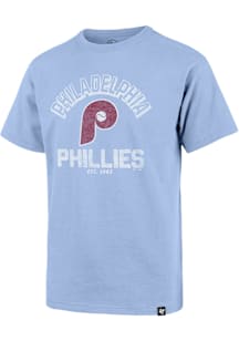 47 Philadelphia Phillies Youth Light Blue Retrograde Short Sleeve T-Shirt