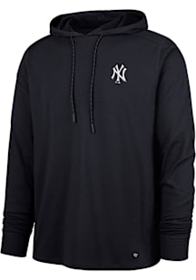 47 New York Yankees Mens Navy Blue Imprint LC Forward Long Sleeve Lightweight Hoodie