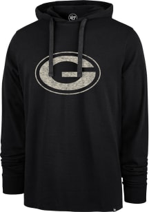 47 Green Bay Packers Mens Black Premier Ashby Pique Fashion Hood