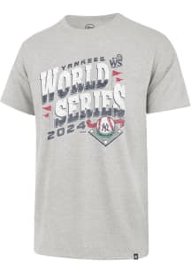 47 New York Yankees Navy Blue 2024 World Series Participant Flag Short Sleeve Fashion T Shirt