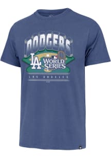 47 Los Angeles Dodgers Blue 2024 World Series Participant Arch Over Infield Short Sleeve Fashion T..