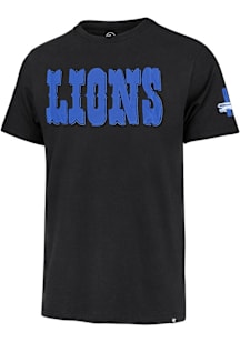 47 Detroit Lions Black Throwback Franklin Fieldhouse Short Sleeve Fashion T Shirt