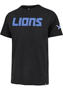 47 Detroit Lions Black Franklin Fieldhouse Short Sleeve Fashion T Shirt