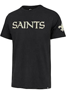 47 New Orleans Saints Black Franklin Fieldhouse Short Sleeve Fashion T Shirt