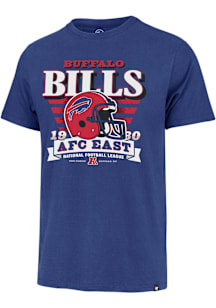 47 Buffalo Bills Blue Stripe Splash Franklin Short Sleeve Fashion T Shirt