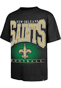 47 New Orleans Saints Black Hot Corner Foundation Short Sleeve Fashion T Shirt