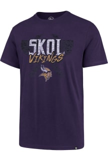 47 Minnesota Vikings Purple Skol Vikings Super Rival Short Sleeve T Shirt